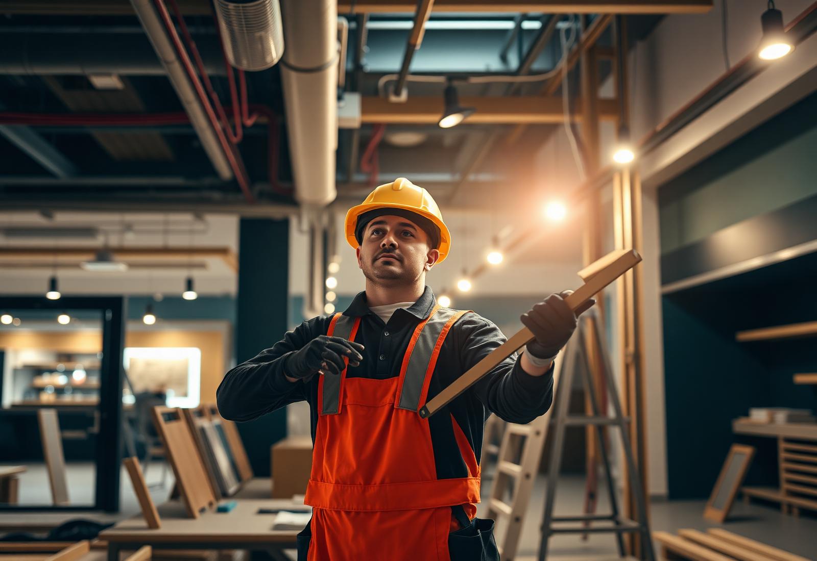 Dutra Solutions contractor at work on a commercial site